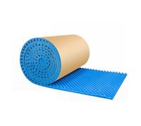 Noise Insulation Soundproofing Foam Noise Acoustic Foam Panels,3cm Thick Self-Adhesive Flame Retardant Sound Insulation Mat,Indoor Wall Sound-Absorbing Cotton for Recording Studio,Blue-10m