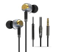Noise Isolating in-ear Earphones EP-630 Series Fit iPhone, iPad, iPod, Samsung with Microphone and Volume Control