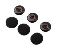 Noise Isolating Sponge Tips for Plantronics V5200(B) | High-density foam cushions, noise blocking technology, enhances for bass response, comfortable long-wear
