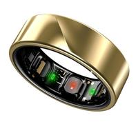 Noise LUNA Ring (Buy Sizing Kit First) - Most Accurate Smart Ring, Track Sleep, Activity, Readiness, Stress, Menstrual Health And More - Upto 6 Days Battery - Size 8 - Sunlit Gold