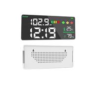 Noise Measuring Instrument Digital Decibel Sound Meter Temperature Humidity Detector Indoor Wall Mounted Tester
