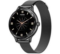 Noise NoiseFit Diva Smart Watch - Black Link, Metal Strap, Black