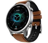 Noise NoiseFit Halo Smart Watch - Vintage Brown, Silicone Strap, Brown
