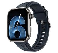 Noise Pro 6 Max Smart Watch Intelligent AI, Endless AI Watch Faces, AI Companion, 1.96” AMOLED, Stainless Steel Build, Built-in GPS, 5 ATM, EN2 Processor, for iOS & Android(Blue Titanium)