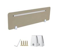 Noise Reducing Acoustic Desk Divider Panel - Essential Workspace Solution for Office, Home, Libraries & Schools with Cable Management