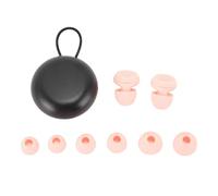 Noise Reducing Earplugs with 3 Volume Modes, Adjustable Reusable Hearing Protection Ear Plugs, Silicone Sound Blocking Ear Tips for Sleeping, Travel and Work (Pink)