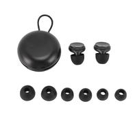 Noise Reducing Earplugs with 3 Volume Modes, Adjustable Reusable Hearing Protection Ear Plugs, Silicone Sound Blocking Ear Tips for Sleeping, Travel and Work (Black)