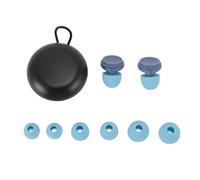 Noise Reducing Earplugs with 3 Volume Modes, Adjustable Reusable Hearing Protection Ear Plugs, Silicone Sound Blocking Ear Tips for Sleeping, Travel and Work (Blue)