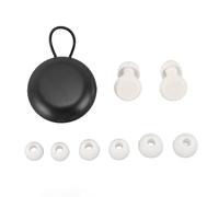 Noise Reducing Earplugs with 3 Volume Modes, Adjustable Reusable Hearing Protection Ear Plugs, Silicone Sound Blocking Ear Tips for Sleeping, Travel and Work (White)