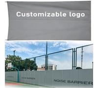 Noise-Reducing Outdoor Soundproof Screen, Weatherproof Soundproof Privacy Barrier For Sports Courts, Backyards & Playgrounds, Tennis & Pickleball Court(0.5MM,2X3M)