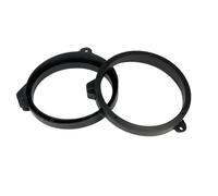 Noise Reducing Speakers Gasket Pair ABS Anti Rust Construction Horn Vibrations Dampener Spacer Simple Installs for Auto Replacement Spacer Gasket
