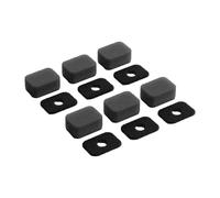 Noise Reducing Wind Muff for Action Camera High Densitied Cotton Cover for 360 Outdoor and Travel Photos Sports Camera Wind Muff