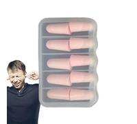Noise Reduction earpluges - Reusable Calm Foam Plugs for Hearing Protection | 5 Pairs Sponge earpluges for Sleep Snoring, Reusable Silicone for Sleep, Work Environment, Daily Comfort Use