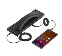 Noise Reduction Retro Phone Handset, 3.5mm Jack Landline Featuring Classic Design, Perfect for Work, Home, Office, Seniors, Computers, Wall Phones, or House Use, Ensuring Clear Audio, Comfortable Grip