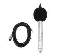 Noise Sensor High Sensitivity Digital Sound Level Meter Decibel Transducer 30 130dB Measurement Range DC5V for Industrial Environmental Noise Monitoring Aluminum Alloy Case 11.5in (YGC-ZS-5V-V2)