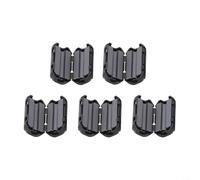 Noise Suppressor,Cable Clamp Clip Noise Suppression Clamp for Cable 5x TDK Ferrite Core, Reduces Interference on Audio and Video Cables(3.5mm)