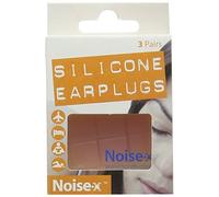Noise-X Multipurpose Silicone Earplugs 3 Pairs x 6