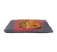 Noiseless Cat Heating Bed,Self-Heated Thermal Pad for Pet Cat | Non-Slip Bottom, Thickened Dog Bed Mats for Furniture, Sofas, Floors, Pet Beds and Outdoor Cat Houses
