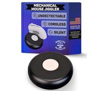 Noiseless Mouse Jiggler, Cordless Device (No ON/OFF Switch, Ultra Low Power) No USB, No Software Required-Keeps Computer Awake - Mechanical and Undetectable Mouse Mover (INTUITION)
