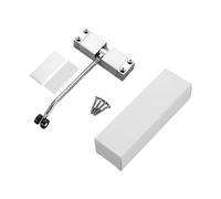 Noises Reduction Auto Shut Door Hardware Premium Aluminum Spring Loaded Mechanism for Residential Commercial Rustproofed Door Closing