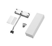 Noises Reduction Auto Shut Door Hardware Premium Aluminum Spring Loaded Mechanism for Residential Commercial Rustproofed Door Closing