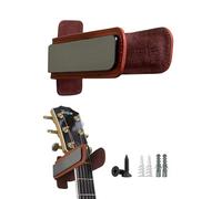 Noisy Clan Levitate Guitar Wall Mount Hanger - Heavy Duty Wall Mount Holder for Acoustic Guitar, Ukulele, Banjo - Back to School Music Learning Tool - Easy Install Hook with Template and Fixings