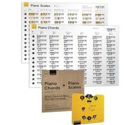 Noisy Clan Piano poster Bundle - Scales, Keys, Chords and Circle of Fifths Tool! Back to School Music Learning Tool - Posters 25" x 24" canvas packaged folded. Make music theory easy and play more