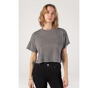 Noisy May - Alena Charcoal Gray Washed - T-Shirt - grey - L - 100% Organic Cotton L