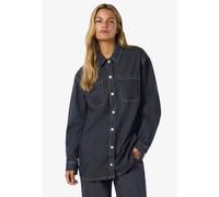 Noisy May - Alva Dark Blue Denim - Jeans Jacket - blue - L - 100% Cotton L