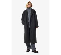 Noisy may Women's Nmcaddy L/S Long Coat FWD Noos, Dark Grey Blend, L