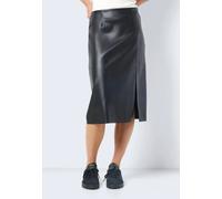 Noisy May - Clara Slit Midi Leng Black - Skirt - black - XL - 100% Polyester XL