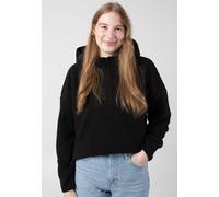 Noisy May - Cozy Halfway Zip Black - Hoodie - black - M - 100% Polyester,Fleece M