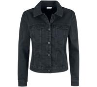 Noisy May Debra Black Wash Denim Jacket Jeans Jacket black S