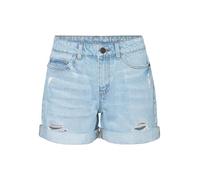 Noisy May Smiley Normal Waist Dest Vi062lb Denim Shorts Blue S Woman