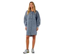 Noisy May Enza Rica Long Sleeve Short Dress Blue S Woman