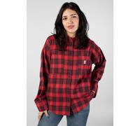 Noisy May - Frida Flannel Urban Red/Black - Shirt - red - L - 80% Polyester, 20% Cotton L
