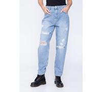 Noisy May - Isabel Mom Dest Light Blue Denim - Jeans - blue - W24 / L30 - 100% Cotton W24 / L30