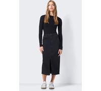 Noisy may Women's Nmkath Nw Slit Midi Skirt Vi478bl Noos, Black Denim, XS