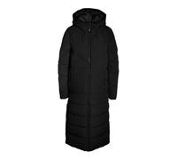 Noisy May Long Puffer Jacket Warm Quilted Winter Coat with Hood Padded Bomber NMDALCON, Colours:Black-2, Size:M