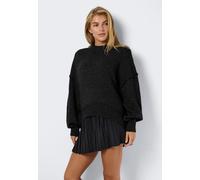 Noisy May - Luisa O Neck Black - Pullover - black - XS - 100% Cotton,Knitwear XS