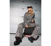 Noisy May - Marley Straight Zebra Ecru - Jeans - beige - W28 / L30 - 100% Cotton W28 / L30