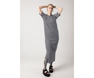Noisy May - Mayden 2/4 Long Black/Bright White - Dress - white - M - 65% Polyester, 35% Viscose M