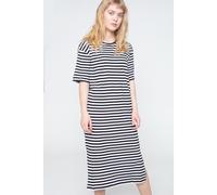 Noisy May - Mayden 2/4 Stripes Bright White - Dress - white - XS - 100% Cotton XS