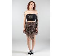 Noisy May - Melina Chiffon Smock Birch Brown Leo - Skirt - brown - M - 100% Polyester M