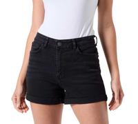 Noisy may Women's Nmmoni Hw DNM Shorts Az360bl Noos, Black, L
