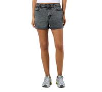 Noisy May Moni High Waist Denim Shorts Grey S Woman