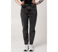 Noisy May - Moni Straight Ank Acid Dark Grey Denim - Jeans - grey - W25 / L30 - 99% Cotton, 1% Elastane W25 / L30