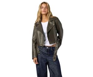 Noisy May Nelly Cropped Biker Jacket