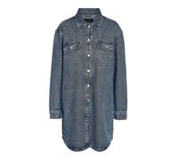 Noisy May NMALVA L/S DENIM DRESS AZ351MB FWD NOOS Midi Dress blue M