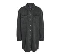 Noisy May NMALVA L/S DENIM DRESS AZ387BL FWD NOOS Midi Dress black denim XS